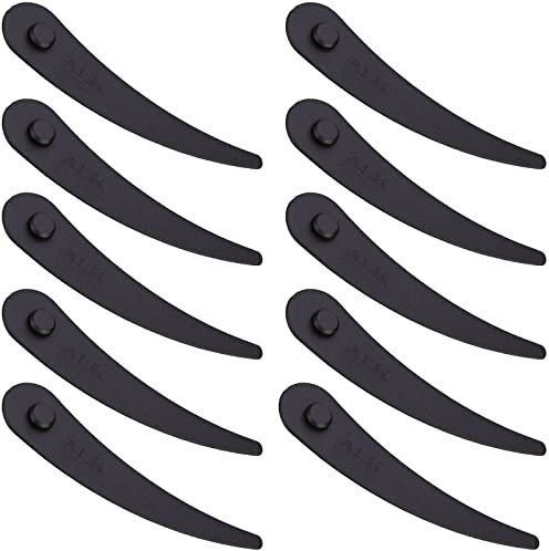 Masterpart ALM Lot de 10 lames de débroussailleuse en plastique compatibles avec Bosch ART 26-18Li