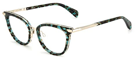 Rag&Bone Rnb3051/g XGW/19 GREEN HAVANA Eyewear Women's Metal, Standard, 51
