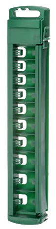 sourcing map Steckdose Organizer Box 3/8 Treiber 10 Schlitze Tragbar ABS Plastik Buchsen Klipp Schienen Halter für metrische & SAE flache Sockel