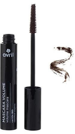 Avril - Volumen-Mascara – langanhaltend – Bio-Bienenwachs & Kornblumenwasser – 99 % natürlicher Herkunft – zertifiziert mit Bio-Ecocert-Zertifikat – hergestellt in Italien – 10 ml