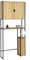 IDMarket - Mueble WC 3 en 1 con armarios de almacenamiento DETROIT diseño industrial