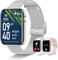 Betatree Montre connectée pour femme, homme, appels et réponse/WhatsApp, 1,85, montre numérique de sport, chronomètre, podomètre, 19 sports Android iOS Smart Watch avec sommeil/moniteur de fréquence