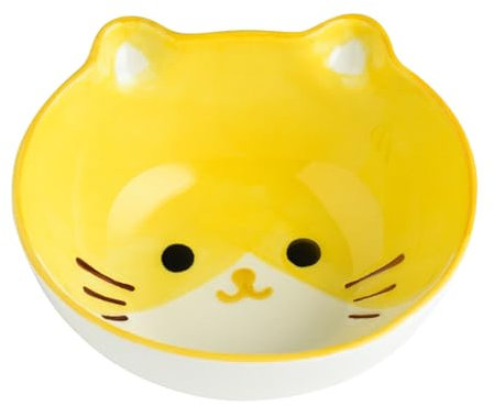 Qcwwy Bols en Céramique pour Enfants de 10 Oz, Bols Incassables avec Motif Animal de Dessin animé Mignon, Vaisselle pour Enfants, Bols à Céréales pour Servir de la Soupe, des Nouilles,
