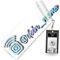 Social Media Wunschname Aufkleber | Hologramm | NFC Scan | Oilslick | Instagram | Facebook | TikTok | Sticker | 1 Stück