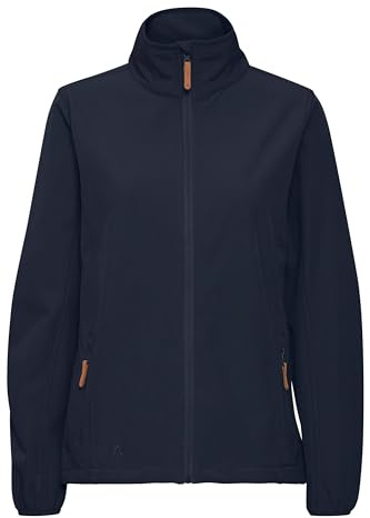 NORTH BEND NBCorrina Damen Softshell Jacke Funktionsjacke wasserdicht atmungsaktiv winddicht Wassersäule 8000mm W-PRO Wetterschutzsystem, Größe:44, Farbe:Navy Blazer (2048)