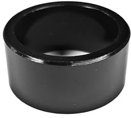 cyclingcolors Fahrrad Ahead Vorbau Spacer Distanzen Distanzringe Aluminium MTB Rennrad Distanzscheiben Headset Lenker Steuersatz Spacer Schwarz, 1 1/8 Zoll 15mm
