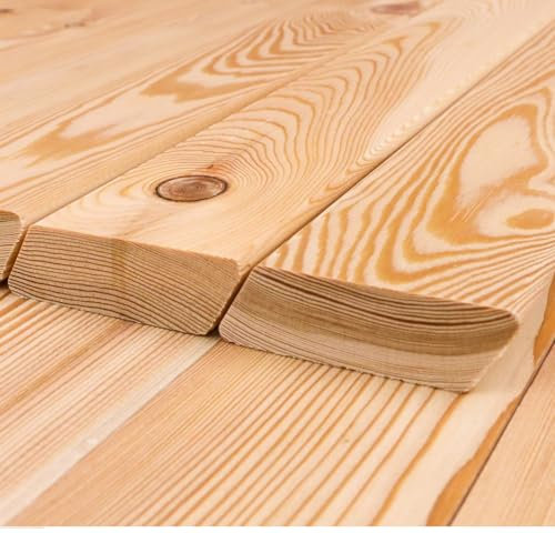 Rhombusleisten 30° Sibirische Lärche Fassadenprofil 21x69x1500mm (Länge 1.5m) 16-er Pack