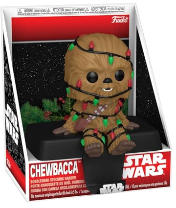 Funko Pop! Edge-Sitter: Star Wars - Chewbacca | Offizielles Sci-Fi Merch - Vinyl Sammelfigur als Regal Deko - Geschenkidee zum Geburtstag für Fans und Sammler