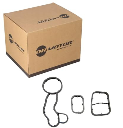 DR.MOTOR AUTOMOTIVE DRM01637S Dichtungssatz Ölkühler Kompatibel mit BMW 5 Touring F11 11428575899 11428591460