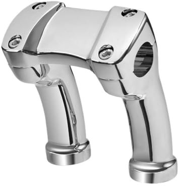 Lenker Befestigungsclip Motorrad-Lenkerhalterung, 4 Zoll, Chrom, 1,25 Zoll, passend für Har&Ley für Softail für Fatboy für Dyna