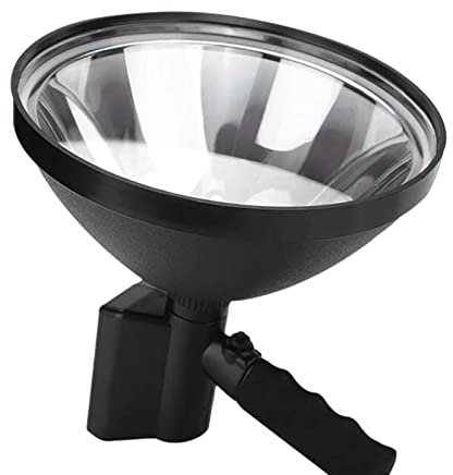 Tragbare Handscheinwerfer, 100W DC12V, PVC, Schwarz, 9 Zoll, Wasserdicht, mit Ein/Aus-Schalter und Zigarettenanzünder, für Jagd und Arbeit