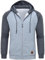 Tyhengta Sweatshirt mit Kapuze Herren Casual Jacken Sweatshirt Waffel Kapuzenpullover Outdoor Kapuzenjacke Pullover Jacke Grau, M