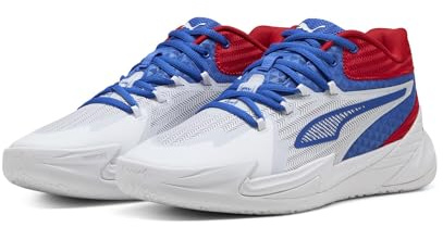 Puma DAGGER Puma White-Mountain Blue-For All Unisex-Erwachsene Schuhe, PUMA White-Mountain Blue-For All Time Red, 42 EU