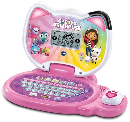 VTech Gabby's Dollhouse Lernlaptop - QWERTZ-Tastatur, 3-6 Jahre