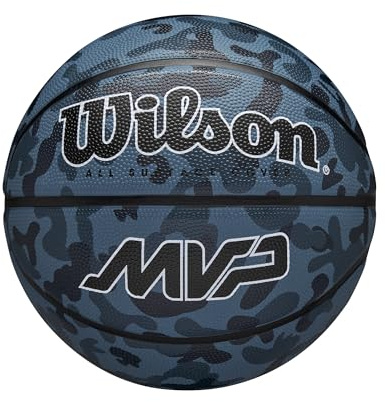 Wilson MVP CAMO Basketball Blue