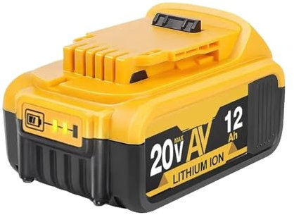 Batterie 12000mAh 20V Compatible avec Dewalt DCB206/DCB205/DCB200/DCB204-2(DW12X1)