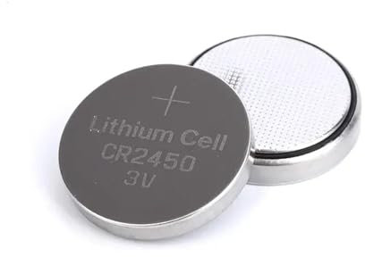 CR2450 Batterien 2er-Pack 3V – Longlife, hohe Leistung – Für Fernbedienung, Parkuhr, Parkscheibe, Uhr, LED Licht, Spielzeug, Blitzerwarner, Küchengeräte – Knopfzellen Batterie