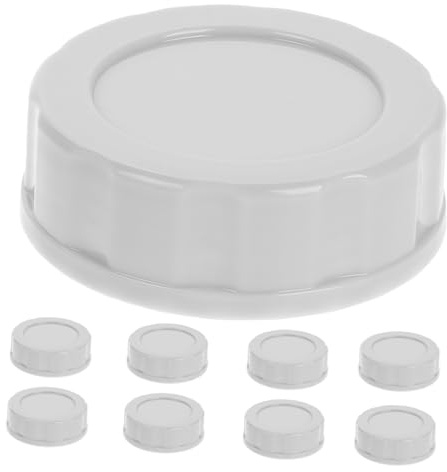 Milisten 10pcs Wide Mouth Bottle Caps Breastmilk Bottle Lids Sealing Caps Leak Storage Lids for Milk Storage and Travel Feeding