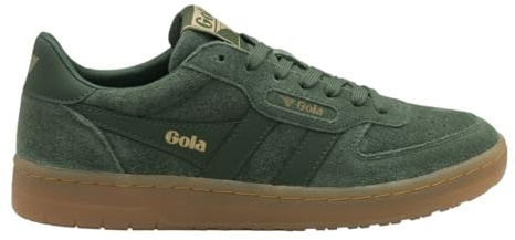 Gola Women's Hawk Suede '86 Sneaker, Coniferous Gum, 4 UK
