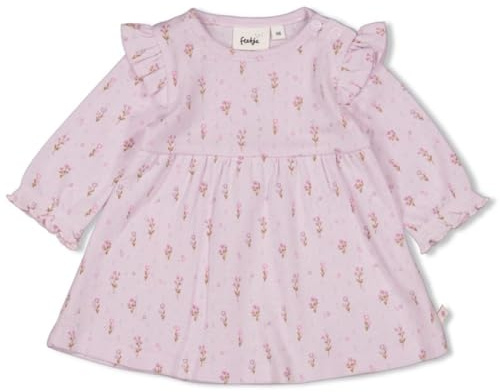 Feetje Mädchen Geripptes Kleid Pointelle AOP - Flower Ranch Artikelnummer: 51400577 | Farbe: Flieder (80)