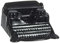Melody Jane Puppenhaus Schwarz Classic Schreibmaschine Miniatur 1:12 Schreibtisch Büro Zubehör
