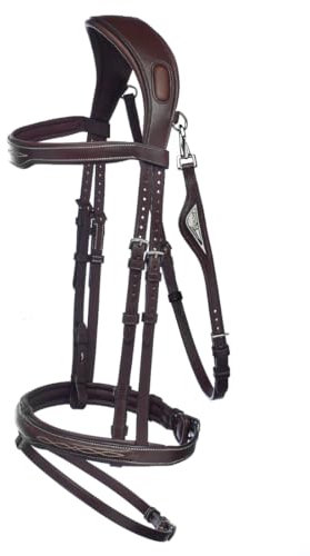Equiline anatomische Trense BJ301 schwarz, Größe:Full