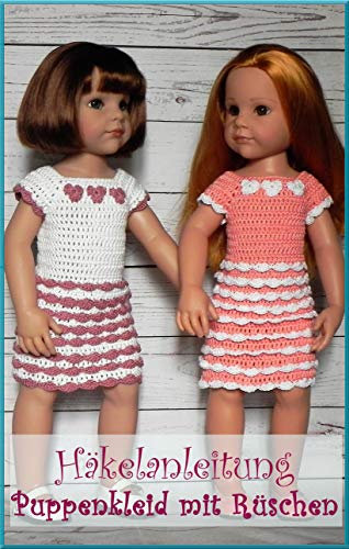 Häkelanleitung: Puppenkleid mit Rüschen