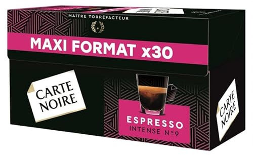 CARTE NOIRE - Capsules Espresso Intense N°9 Maxi Format 159G - Lot De 2