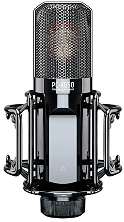 Takstar Micrófono para Home y Studio Recording PC-K850 Cápsula Dorada de 34 mm