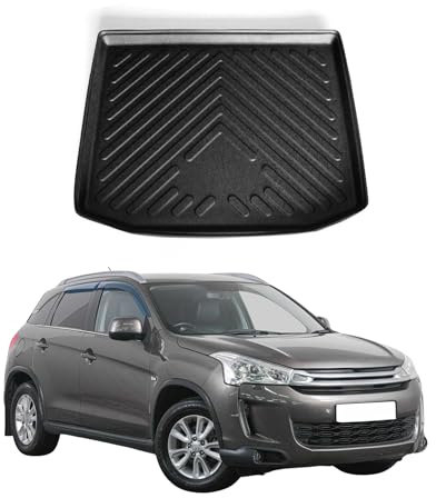 OMAC Kofferraumwanne für Citroen C4 Aircross 2012-2017 Gummi | Laderaumwanne, Kofferraummatte, Allwetter, fahrzeugspezifisches Produkt, wasserdicht