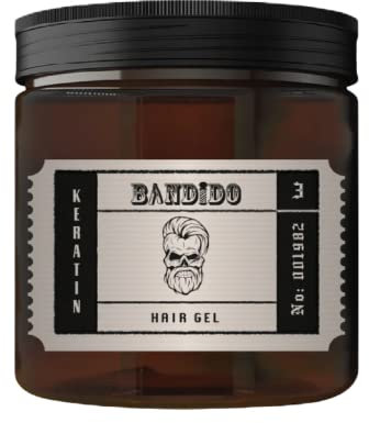 Bandido Hair Styling Gel | Haarschutz & starker Halt | 03 Keratin Haargel 500ml