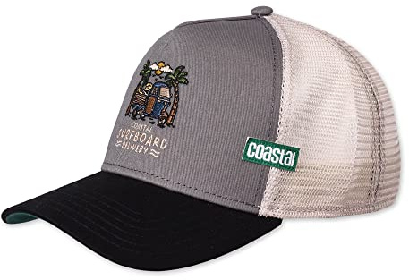 Coastal Delivery Grey/Black HFT Trucker Cap