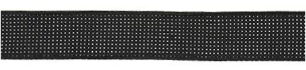 Rico Design 1m AIDA-Band - 2cm breit - schwarz