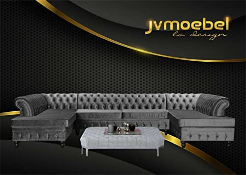 Sideboard Metall XXL Kommode Gold Big Kommoden Italienische Stil Möbel Anrichte (Grau)