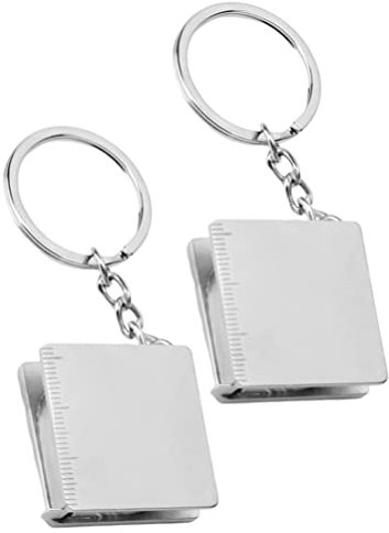 Alipis Mini mètre ruban rétractable avec porte-clés - 1 m carré - Mètre ruban de haute précision