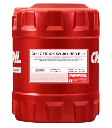 CHEMPIOIL 9117 TRUCK UHPD 5W-30 Blue 20 L