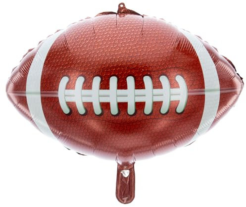Party Factory Folienballon `American Football´ 69 x 62 cm, Heliumballon, Luftballon für Geburtstag, Party, Mottoparty