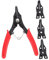 jojofuny 1Ensemble Pince à Circlips Multifonctionnelle Outil de Retrait et pour Anneaux Élastiques Design Portable et Pratique