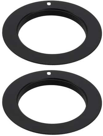 ECSiNG 2-teiliger Objektivadapter aus Aluminiumlegierung Objektivadapterring für M42-Objektivadapter Kameraadapterkonverter Kompatibel mit Sony NEX-Mount Kameraobjektivadapter