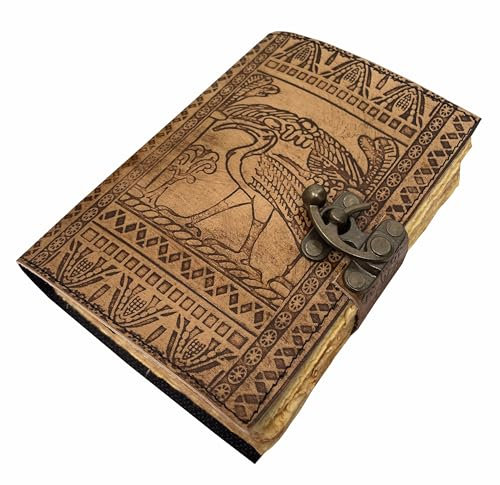 Grail Diary Indiana Journal, Vintage-Leder-Tagebuch, Indiana Holy Grail, Tagebuch, Requisiten, Buch der Schatten, klassische Filmrequisite, blanko, Holzkohle-Tagebuch zum Schreiben, 17,8 x 12,7 cm