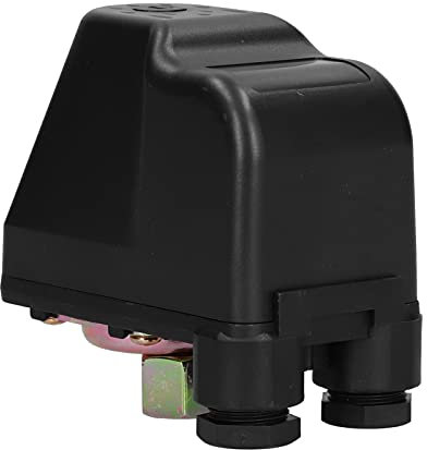 Pressostato Surpresseur Eau Pourpe AC 220V Regolatore di Pressione per Pompa Acqua Autoadescante Ad Alta Potenza, Lega di Zinco + Interruttore ABS, Controller Automatico per