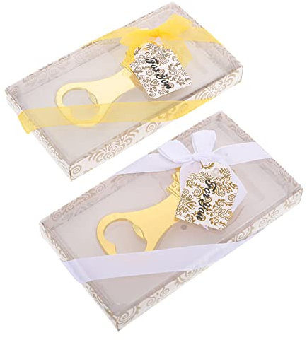 Flaschenöffner 2 Stück Packung aus Legierung Gold, Praktisch