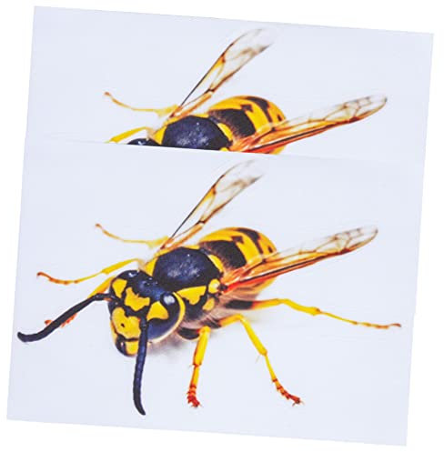 KITANDOVE 3D Hornet Car Sticker Decorative Wall Decal DIY Home Decor for Bedroom Removable PVC