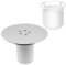 VZU Tapa para desagüe de ducha, 90 mm/115 mm, para Viega Tempoplex, con colador de ducha, tapa de desagüe de ducha, colador de ducha