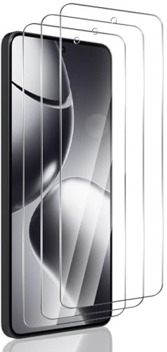 Bekiikoo Protector de Pantalla para Xiaomi 14T/14T Pro [3 Piezas], Antihuellas, Antiarañazos, 9H Dureza HD Vidrio Templado
