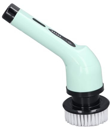 Brosse de Nettoyage sans Fil, Ensemble de Brosses de Nettoyage électriques avec 9 Têtes de Brosse Multifonctions, Moteur Puissant, Poils en PP, Idéal pour Les Proches à Noël,