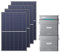 Zendure Solarflow Hyper 2000 avec AB2000S*2 3840Wh, Centrale Électrique de Balcon avec Entrée Solaire 1800W, HUB Intégré(Unité de Contrôle Intelligente) et Micro Onduleur, Biface Panneau Solaire 2236W
