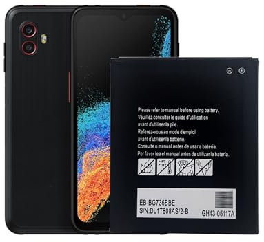 MUKUZI Batterie compatible avec smartphone Galaxy Xcover 6 Pro (G736B) (remplacement pour EB-BG736BBE)