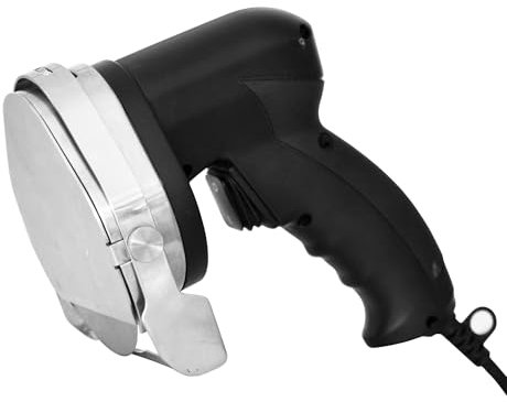 Couteau à Kebab Électrique Professionnel - Lame Circulaire en Acier Inoxydable - Épaisseur Réglable - 80W - Léger et Ergonomique