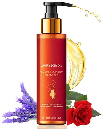 Glow Remedy Oil Skin Tightening, Magic Firming Body Oil, Compact Body Oils, Magic Luxury Body Oils, Skin Tightening & Hydrating For Arms, Thighs & Abdomen, Moisturiser For Silky Smooth Skin
